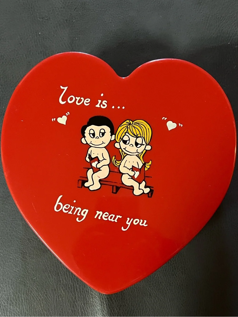 Kim Casali Love Is Inspired Heart Shaped Container Box